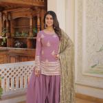 Premium Designer Ready-made Kurti-Plazzo-Dupatta Collection