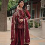 Premium Designer Ready-Made Kurti-Plazzo-Dupatta Set