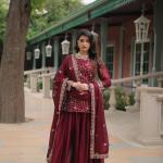 Premium Designer Ready-Made Kurti-Plazzo-Dupatta Set