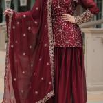 Premium Designer Ready-Made Kurti-Plazzo-Dupatta Set