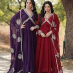 Alia Cut Gown with Dupatta