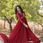 Alia Cut Gown with Dupatta