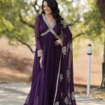 Alia Cut Gown with Dupatta