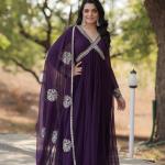 Alia Cut Gown with Dupatta