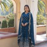 New Arrival Designer Gown with Dupatta