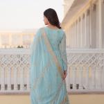 Asthetic Designer Gown with Dupatta