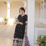 Heavy Work  Designer Gown with Dupatta