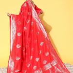 Ethnic Motifs Saree with Woven Design Border