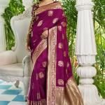 Pink Magenta Paithani Soft Silk Premium Saree