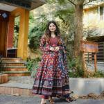 New Anarkali Heavy Pure Cotton Suit Set